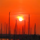 Burgtiefe auf Fehmarn morgens um 6am Sonnenaufgang 05.09.2014