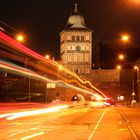 Burgtor bei Nacht