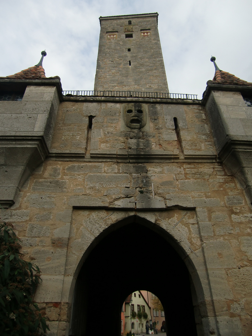 Burgtor mit Pechnase Rothenburg o.d.T.