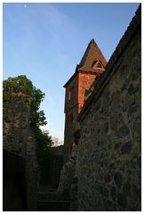 Burgturm am Abend