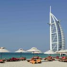 Burj Al Arab an einem heißen Novembertag