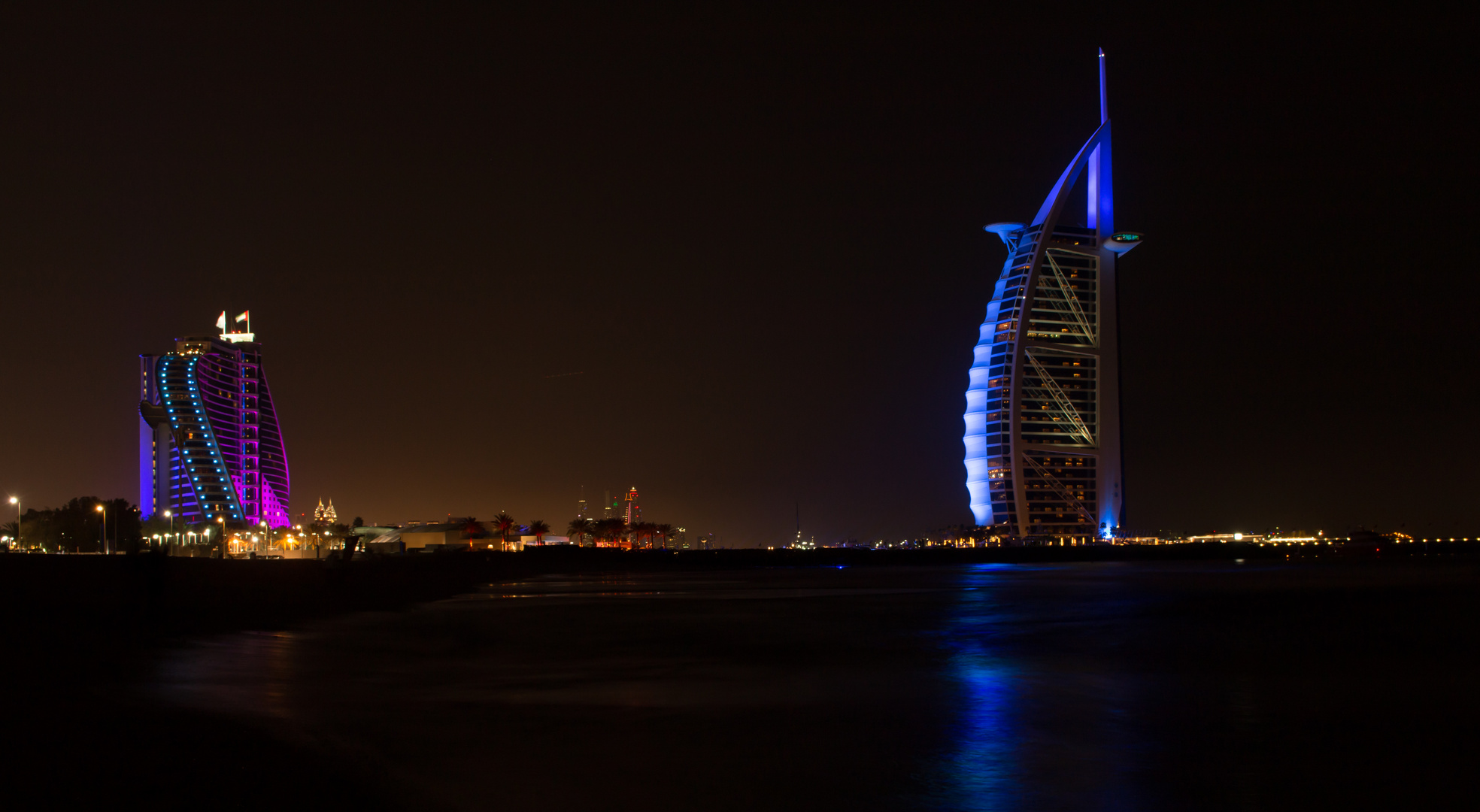 Burj Al Arab and Jumeirah Beach Hotel