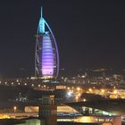 Burj al Arab bei Nacht