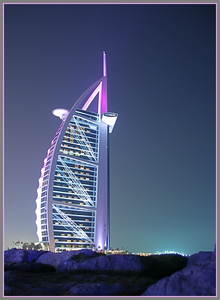 Burj al Arab by Night