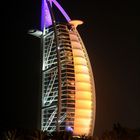 Burj Al Arab by night