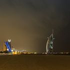 Burj Al Arab (Dubai) morgens gegen 4 Uhr