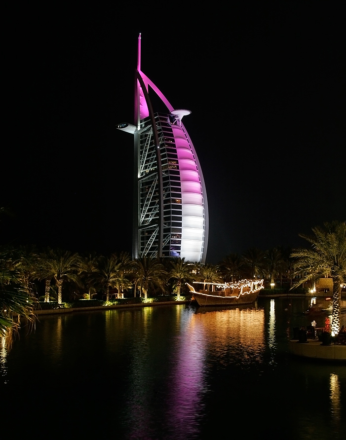 burj al arab @ night