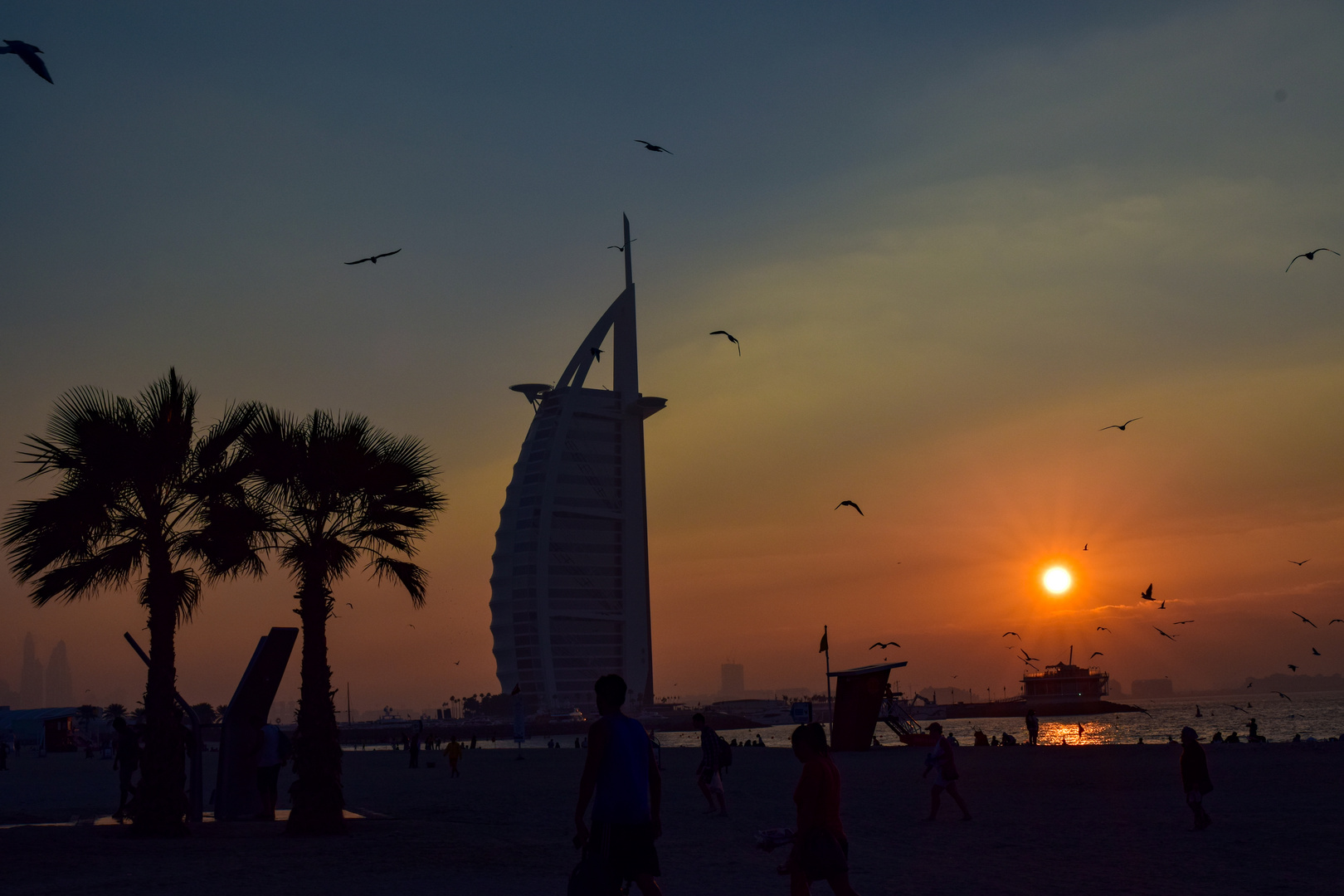 Burj Al Arab @ sunset