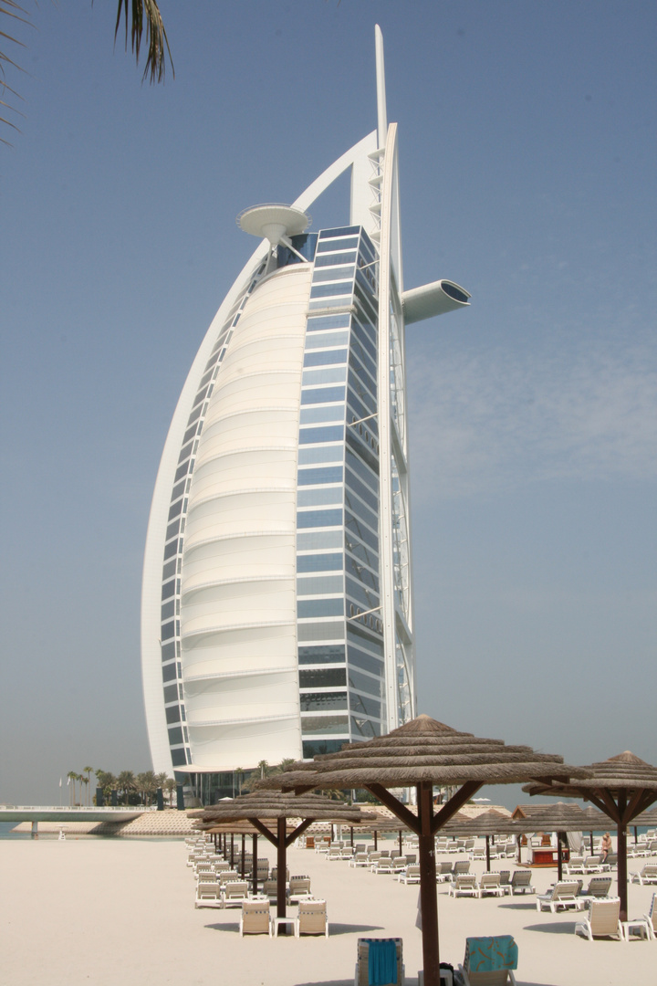 burj al arab vom jumeirah beach