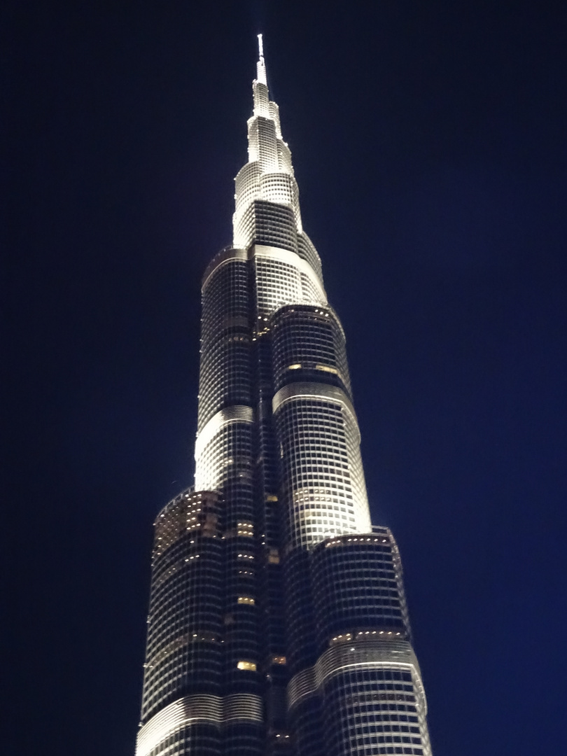 Burj al Khalifa bei Nacht