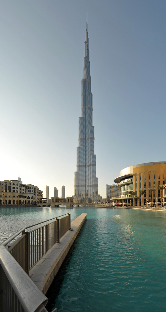 Burj-Dubai,das z Zt. höchste Gebäude der Welt (808m hoch)