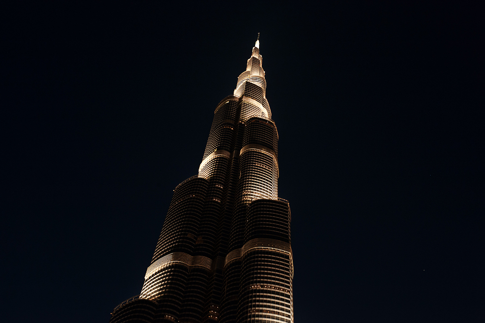 Burj Kalifa bei Nacht