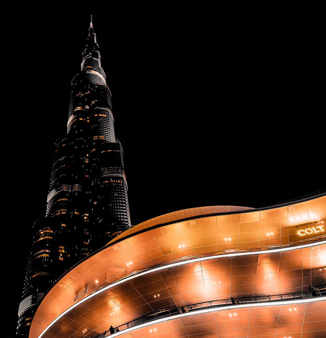 Burj Kalifa - Dubai bei Nacht