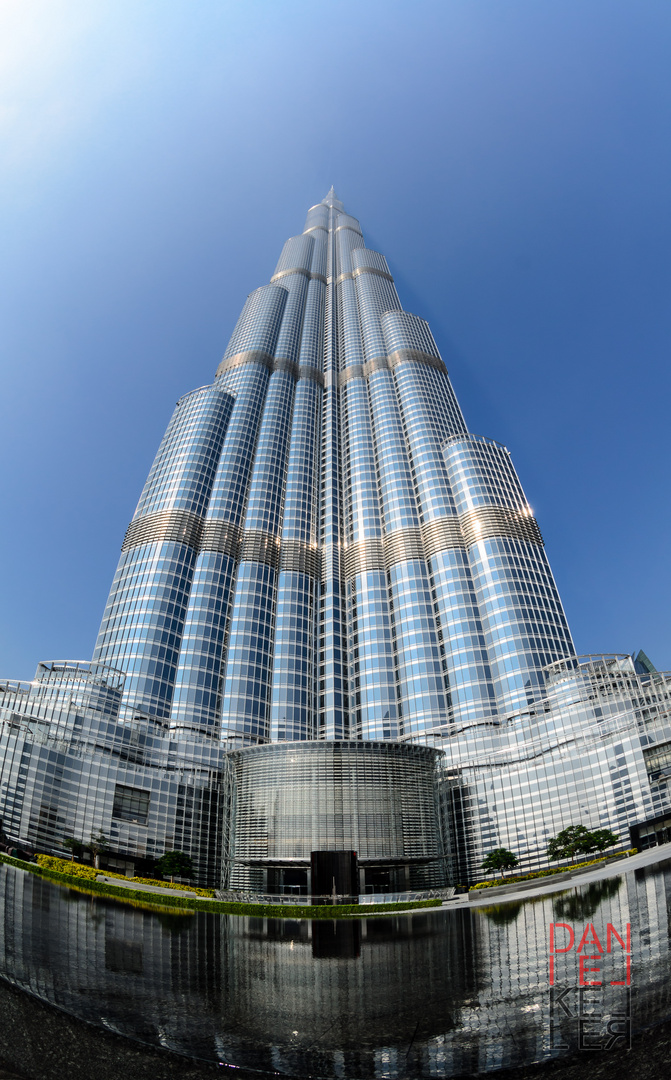 Burj Kalifah Fisheye