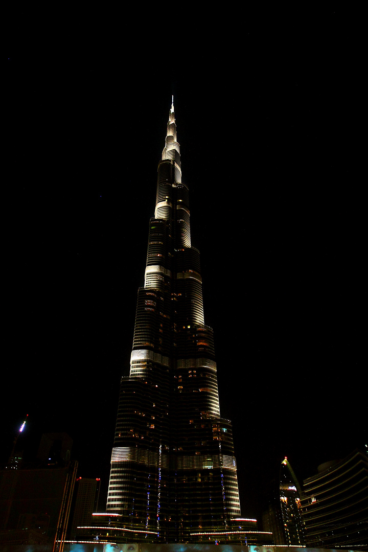 Burj Khalifa at night