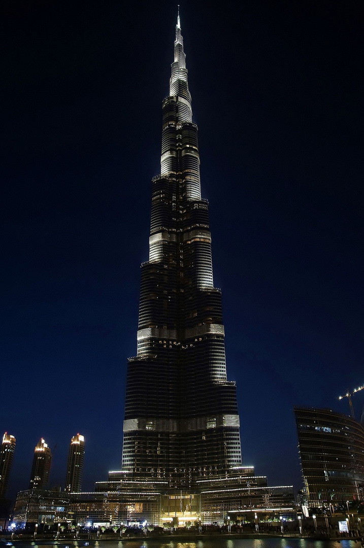 Burj Khalifa at night, U.A.E.