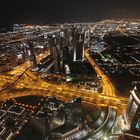 Burj Khalifa, Ausblick am Abend