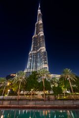 Burj Khalifa by night