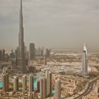 Burj Khalifa / Dubai Mall und die Old Town aus der Vogelperspektive