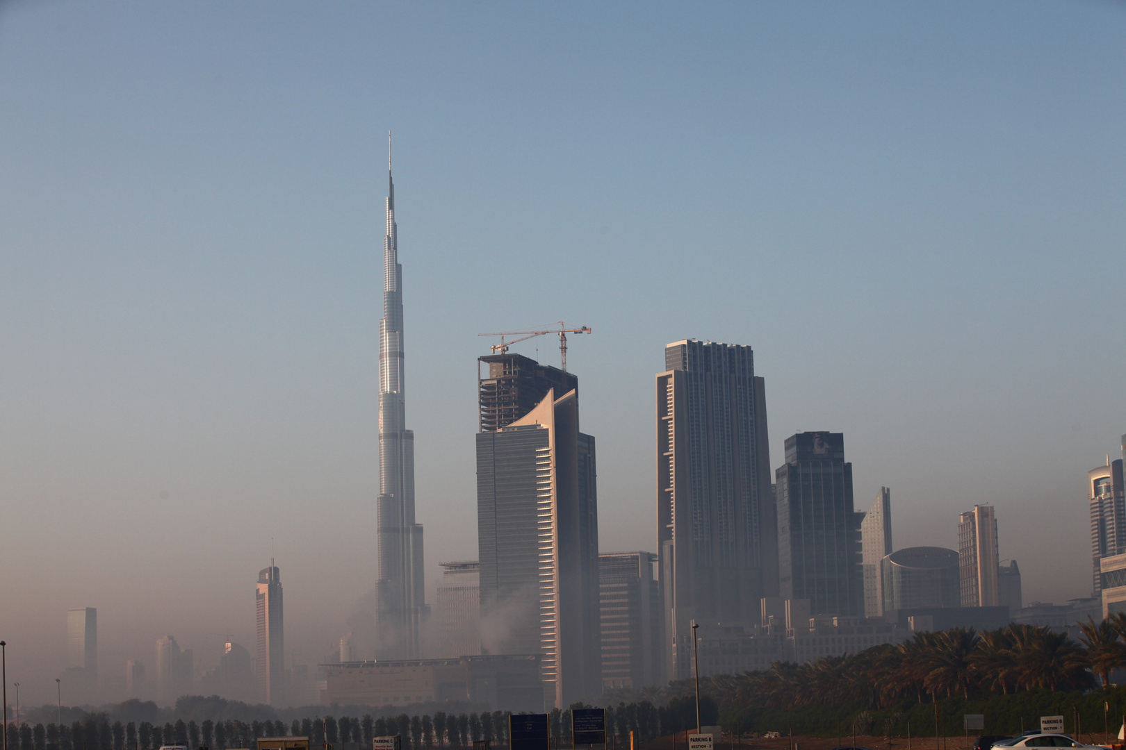 Burj Khalifa in den Morgenstunden