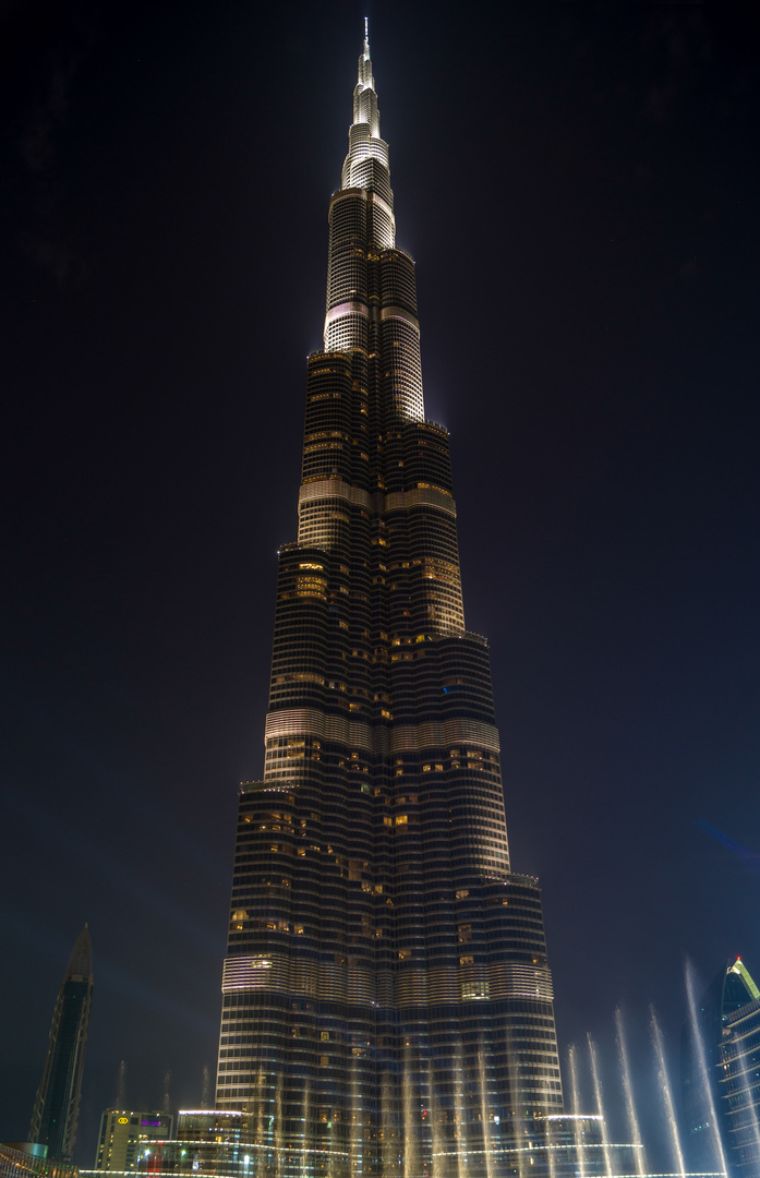 Burj Khalifa in der Nacht