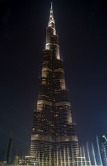 Burj Khalifa in der Nacht