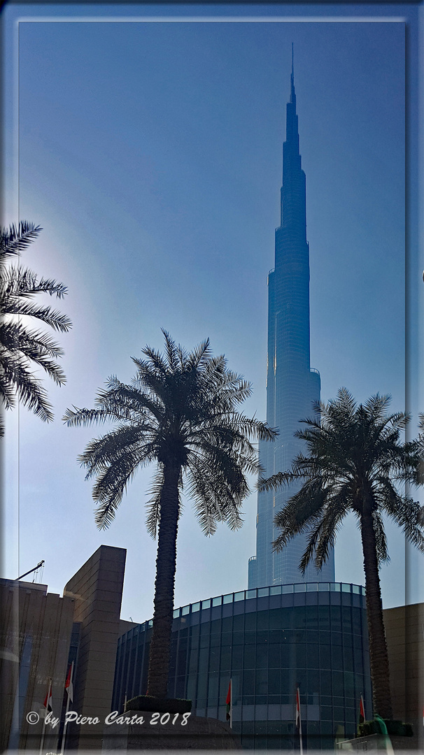 Burj Khalifa in Dubai 830m