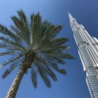 Burj Khalifa mit Palme