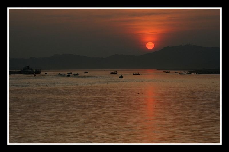 Burma - Irrawaddy bei Bagan