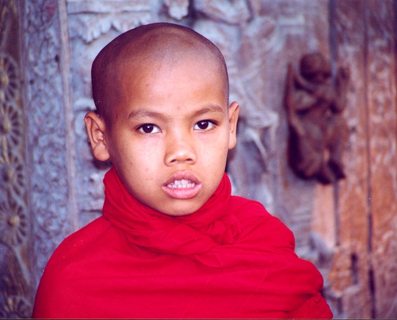 Burma, junger Mönch