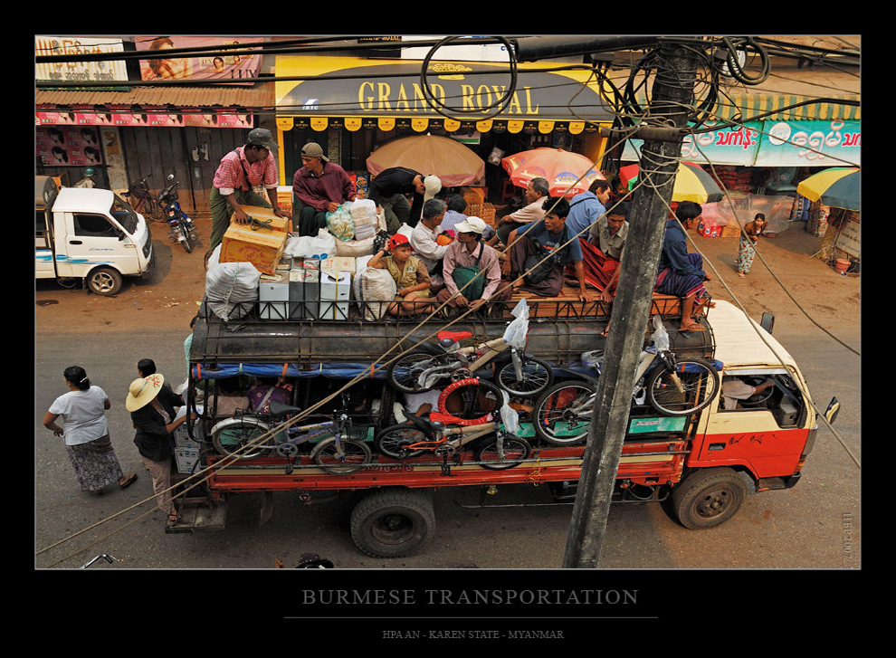 Burmesische Transportmittel...