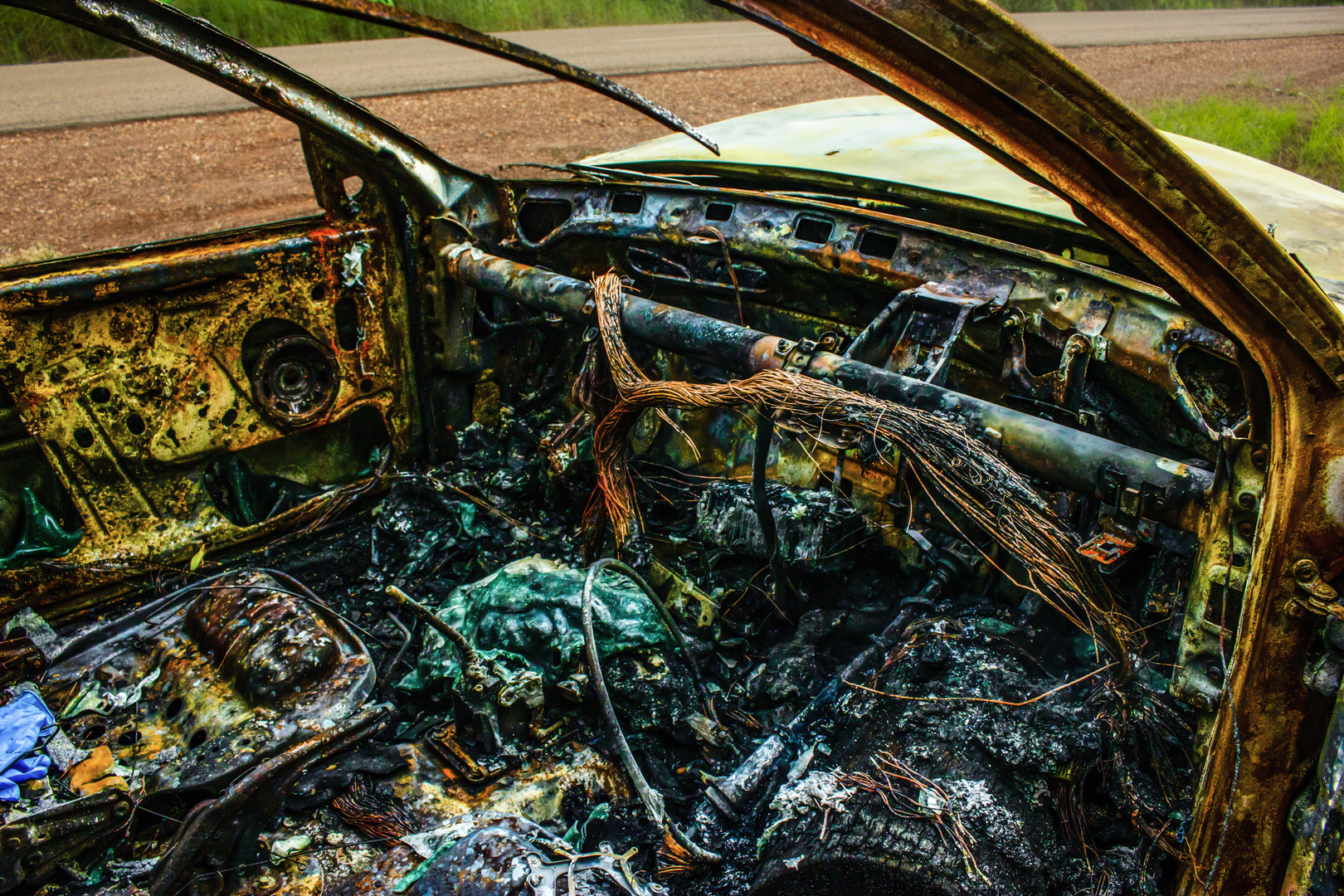 Burned Car