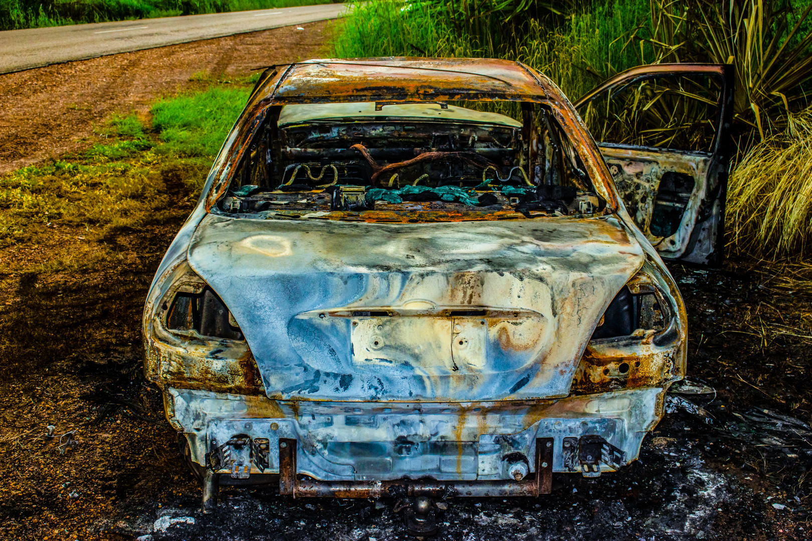 Burned Car