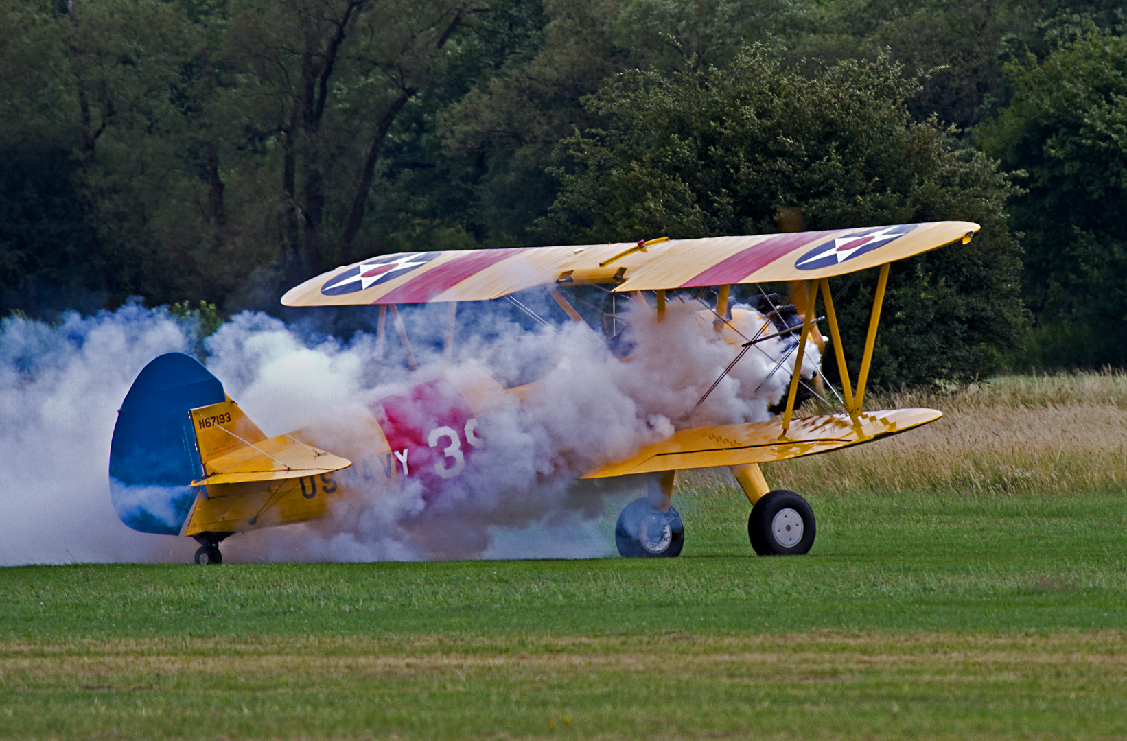 Burnig Stearman