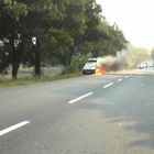 Burning Alfa Romeo