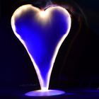 Burning Blue Heart !!