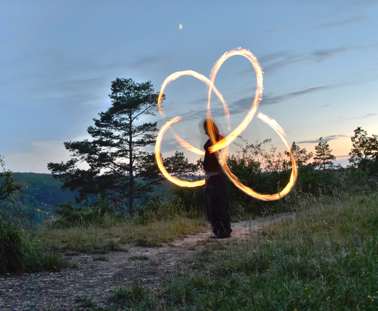 burning Butterfly - Feuer-Poi