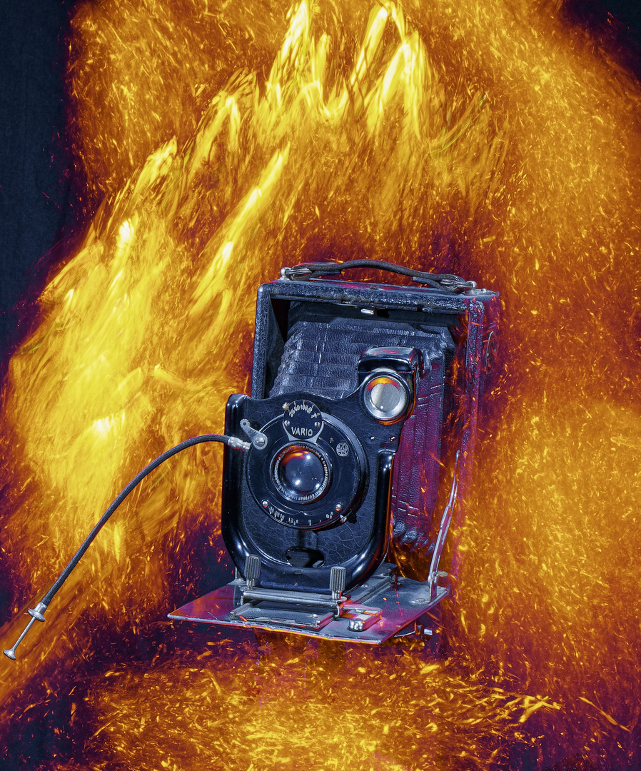 burning camera