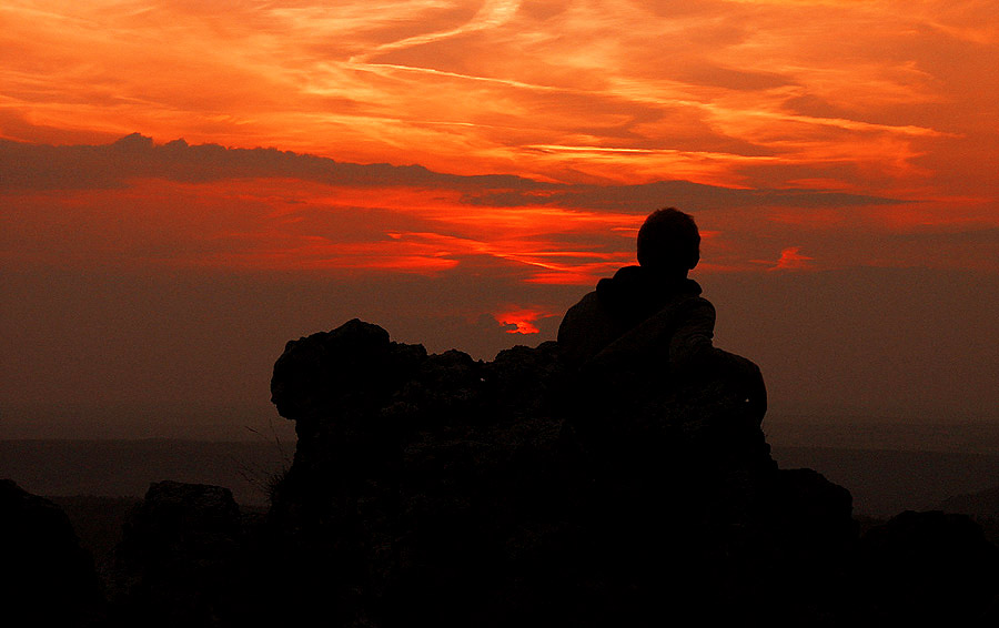 burning clouds