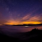 BURNING CLOUDS OF THE MILKY WAY