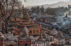 Burning Ghats in Kathmandu, Nepal