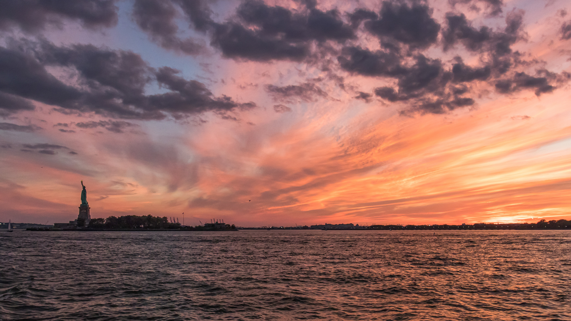 Burning Lady Liberty