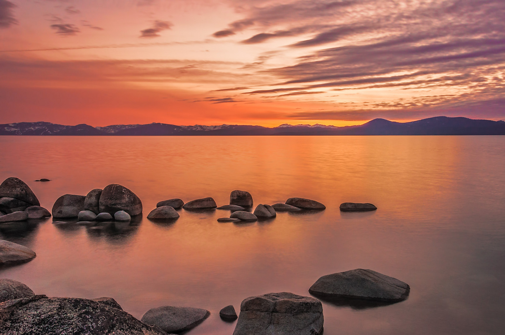 Burning Lake Tahoe