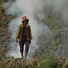 Burning leftovers in the ricefield