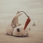 Burning Man Festival - Rabbit in the Desert
