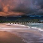 Burning Skies over Hanalei Bay