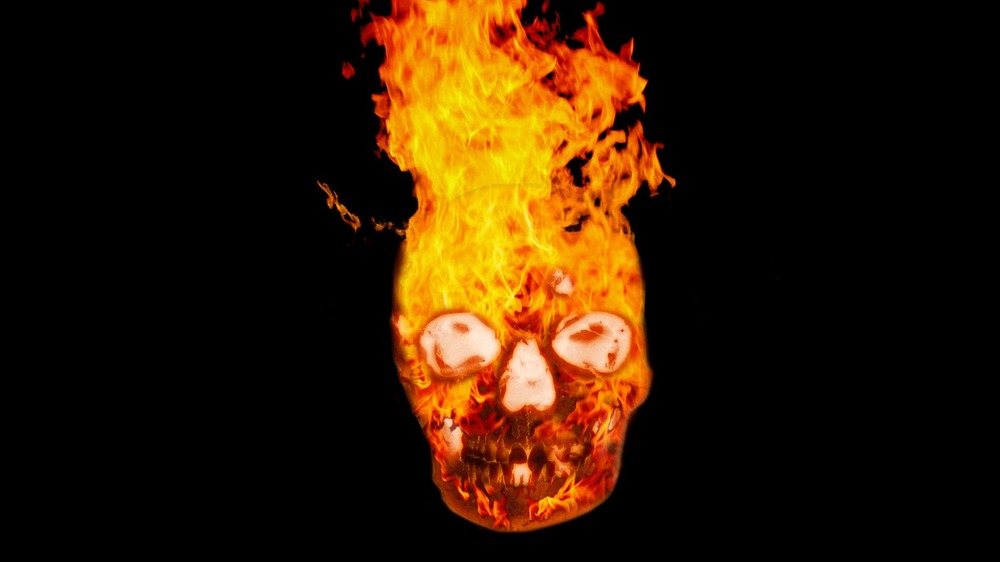 Burning Skull