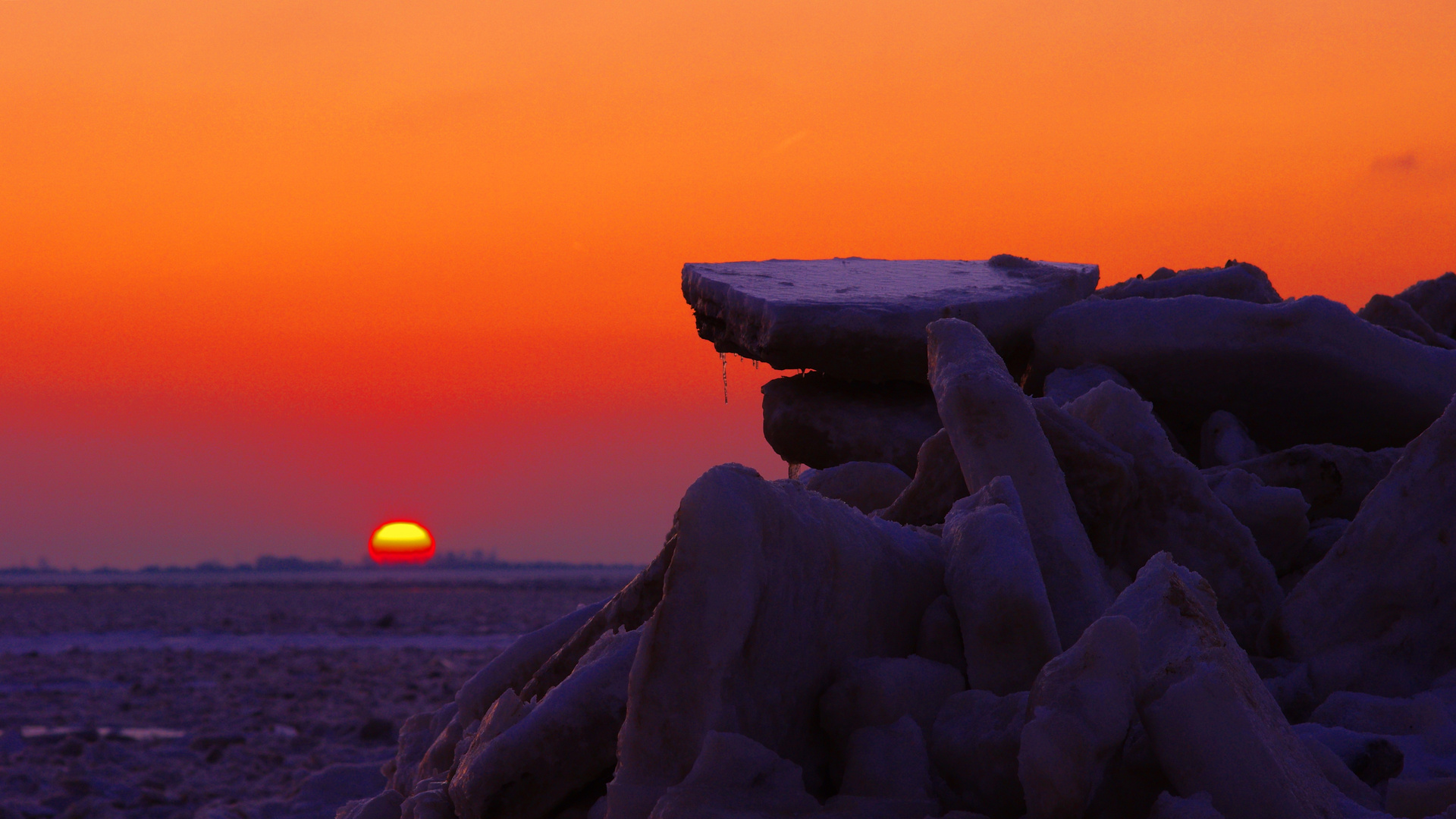 Burning Sky - Frozen Water