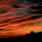 burning sky on siesta beach