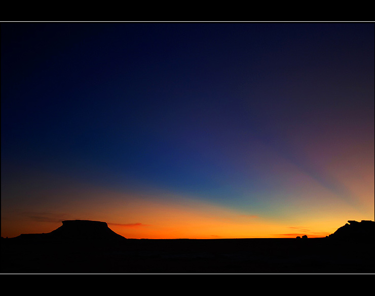 Burning Sky over the Sahara